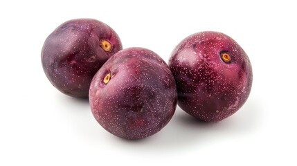 Obraz premium Ground Plum fruit on white background , 