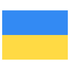 Vector Icon for Ukraine, country, national, flag, world flag