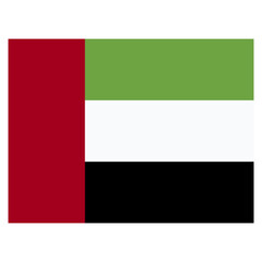 Obraz premium Vector Icon for United Arab Emirates, country, national, flag, world flag