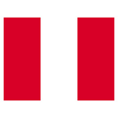 Vector Icon for peru, country, national, flag, world flag