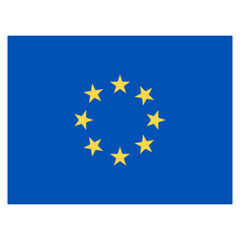 Vector Icon for European Union, country, national, flag, world flag