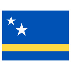 Vector Icon for Curacao, country, national, flag, world flag