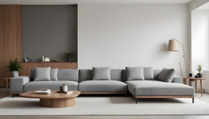 Frame mockup, ISO A paper size. Bedroom poster mockup. Modern interior design. Living room Interior mockup with house background. 3D render