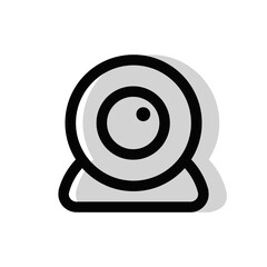 IP Camera icon on white background