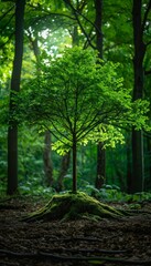 Fototapeta premium Conservation efforts tree pruning, deforestation, and biodiversity impact, Tree pruning, Conservation and biodiversity