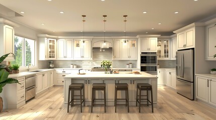 modern kitchen interior