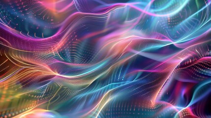 Fototapeta premium Digital abstract background. Can be used for screensaver.