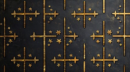 Cross pattern wallpaper