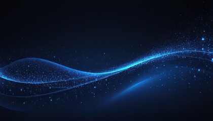 Futuristic abstract blue glow particle background
blue dots 221