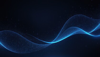 blue light dots creates a mesmerizing digital wave pattern against a dark backdrop.200