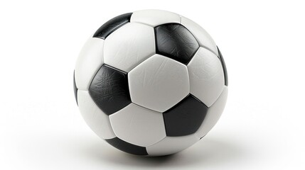 Obraz premium Classic Black and White Soccer Ball