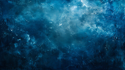 Abstract blue ocean-like texture with swirling brush strokes, evoking a sense of depth and serenity.