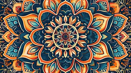 Elegant mandala patterns with intricate details and symmetry.