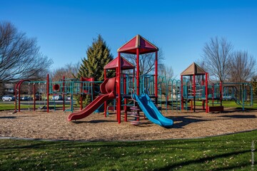 A Vibrant Playground in the Sunlight