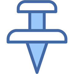 Vector Icon Paper, pin, reminder, marker