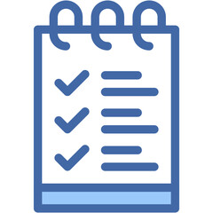Vector Icon Checklist, list, note, list