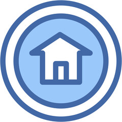 Vector Icon Home, homepage, house, browser