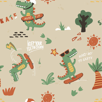 corocodile skate pattern
