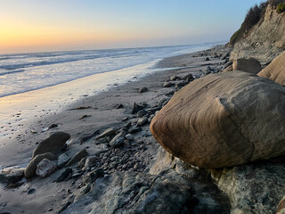 beach in the morning