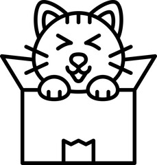 Cat box icon