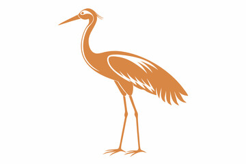 illustration of a bird vector line art