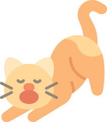 Cat sleep icon
