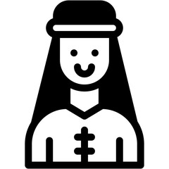 Vector Icon male, Man, muslim, arab, boy