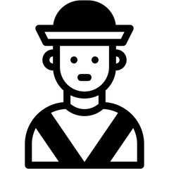 Vector Icon Boy, people, muslim, avatar, man