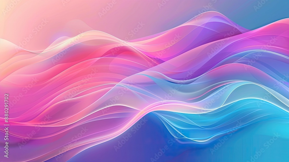 Fototapete Gradient background with soft transitions, versatile for various subjects.