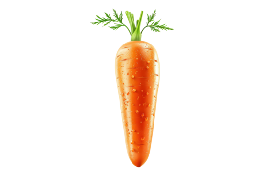 Carrot isolated on transparent background