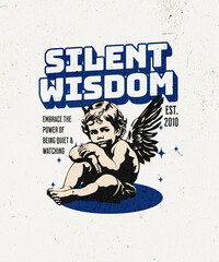 Illustration of cupid, Silent Wisdom