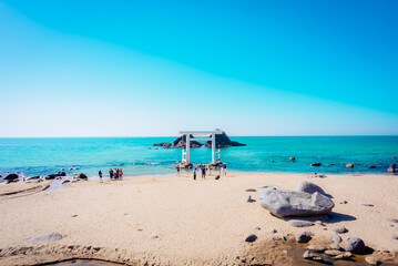 【福岡】糸島の海広がる桜井二見ヶ浦