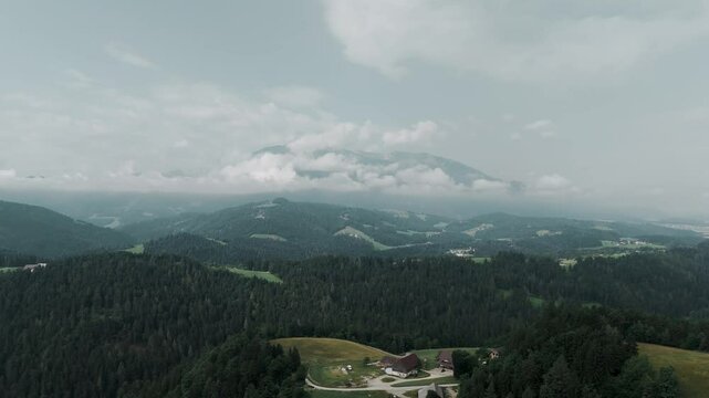 Stunning 4K drone view of Kordezeva Glava Slovenia in 60 seconds