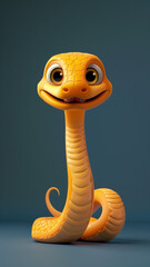 Fototapeta premium snake in the form of a snake