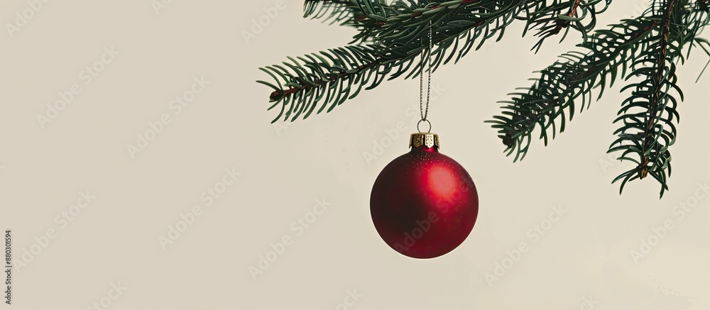 Poster an ornament for a christmas tree with a designated area for writing, perfect for personalizing with 