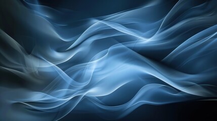 Fototapeta premium Dark Blue Smoke