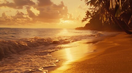 Naklejka premium SunsetBeach