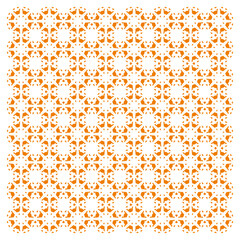 Round Ornament Pattern. Vintage decorative elements