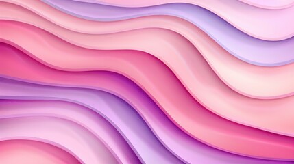 Obraz premium Intriguing abstract paper background in purple and pink featuring geometric shapes and curved lines.