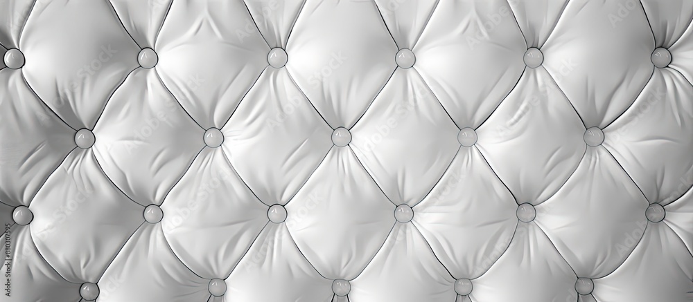 Poster classic background featuring white leather texture ideal for copy space image.