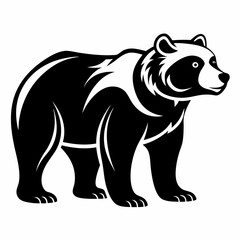 silhouette of a bear