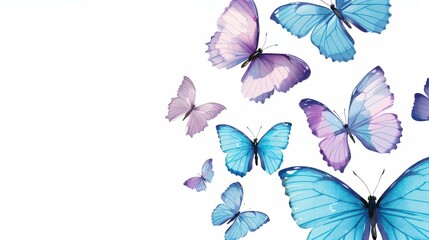 Stunning butterflies in vibrant colors, striking silhouettes. Perfect for nature lovers.