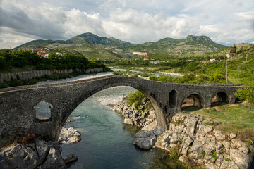 Shkodra an old town in Albania