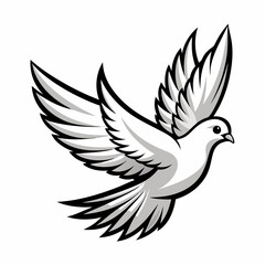 Obraz premium dove of peace vector