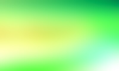 Abstract blurred background image of green, yellow colors gradient used as an illustration. Designing posters or advertisements.