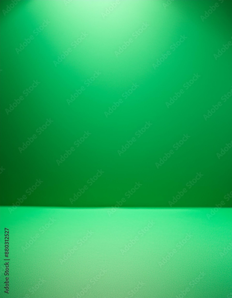 Aufkleber empty green background studio for showing or design concept