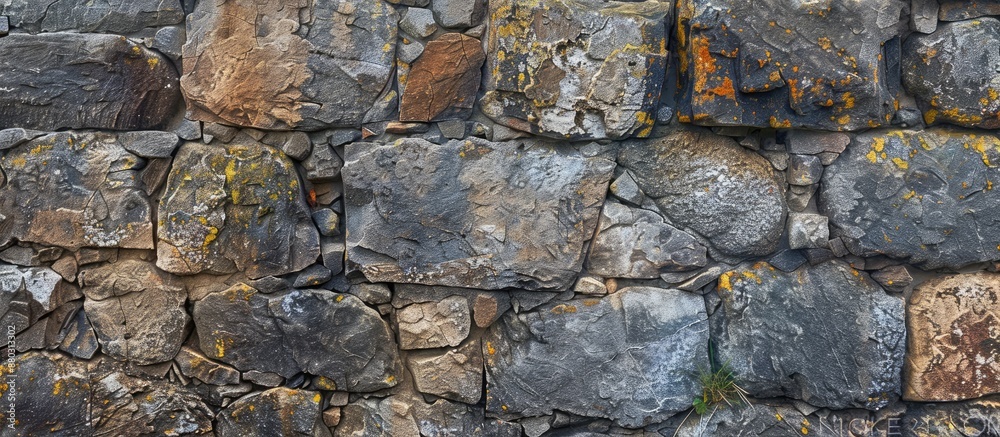 Aufkleber Background featuring an aged stone texture with space for adding images or text.