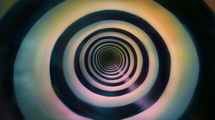 Fototapeta premium An abstract concentric circles