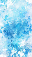 Fototapeta premium 青い水彩画の背景 Generative AI