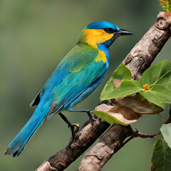 Obraz premium bee eater perched on a branch